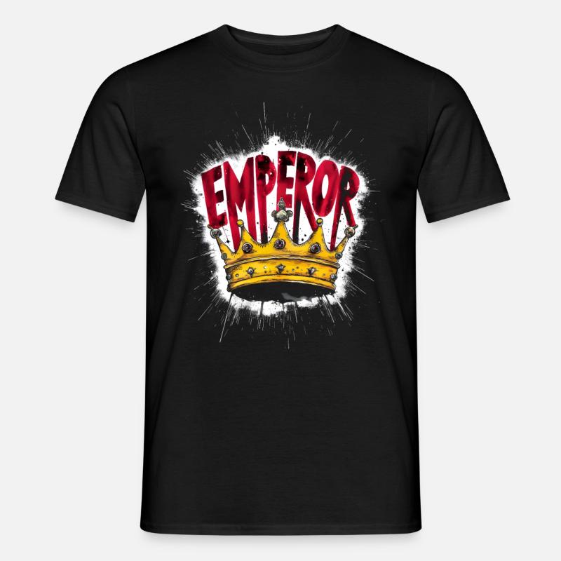 Kaiser-Krone - Männer T-Shirt - Schwarz