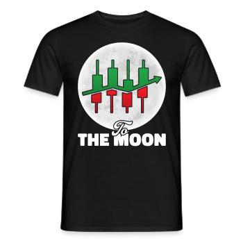 Day Trading Day Trader Bourse Bourse - T-shirt homme - noir - Devant - AI Model Male 178 light (178cm)