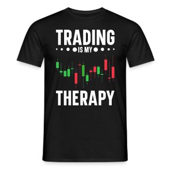 Day Trading Day Trader Bourse Bourse - T-shirt homme - noir - Devant - AI Model Male 178 light (178cm)