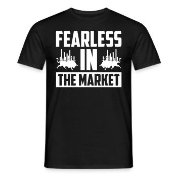 Day Trading Day Trader Bourse Bourse - T-shirt homme - noir - Devant - AI Model Male 178 light (178cm)