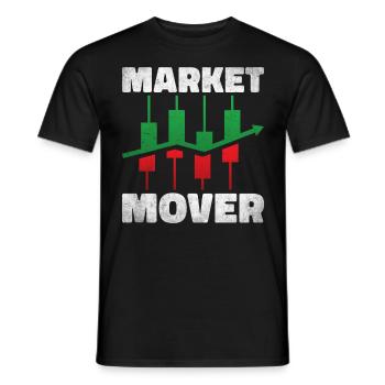 Day Trading Day Trader Bourse Bourse - T-shirt homme - noir - Devant - AI Model Male 178 light (178cm)