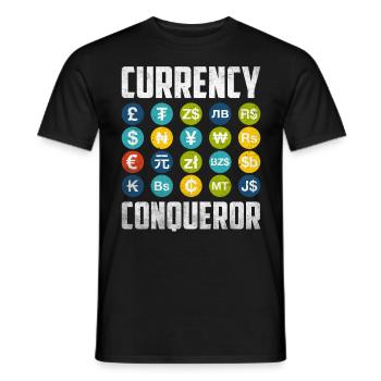 Trading Forex Trader Marché financier - T-shirt homme - noir - Devant - AI Model Male 178 light (178cm)