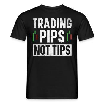 Trading Forex Trader Marché financier - T-shirt homme - noir - Devant - AI Model Male 178 light (178cm)