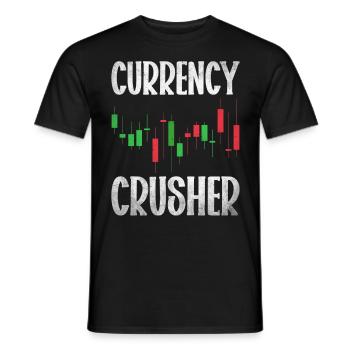Trading Forex Trader Marché financier - T-shirt homme - noir - Devant - AI Model Male 178 light (178cm)