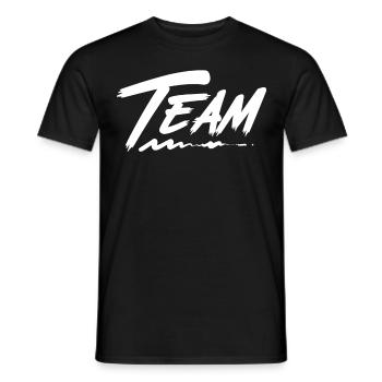 Équipe - T-shirt homme - noir - Devant - AI Model Male 178 light (178cm)