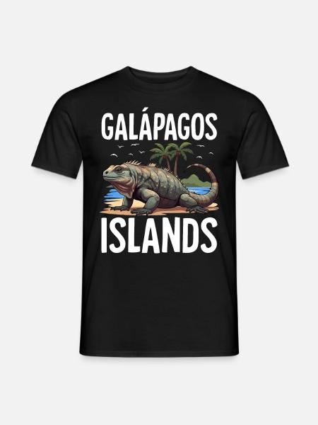 Galapagos Islands - Men's T-Shirt - black