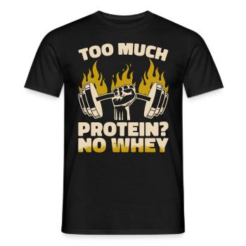 Fitness Trainer Gewichtheben GYM Bodybuilding - Männer T-Shirt - Schwarz - Vorne - AI Model Male 178 light (178cm)