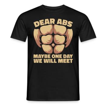 Entraîneur de fitness Haltérophilie GYM Musculation - T-shirt homme - noir - Devant - AI Model Male 178 light (178cm)