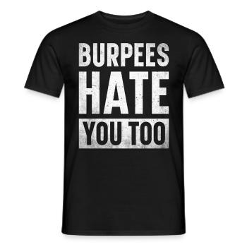 Entraîneur de fitness Haltérophilie GYM Musculation - T-shirt homme - noir - Devant - AI Model Male 178 light (178cm)