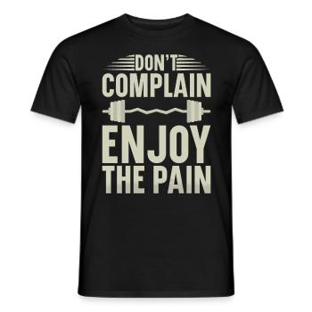 Entraîneur de fitness Haltérophilie GYM Musculation - T-shirt homme - noir - Devant - AI Model Male 178 light (178cm)