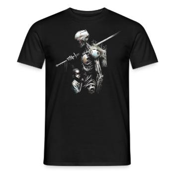 Boy+Robo - Men's T-Shirt - black - Front - AI Model Male 178 light (178cm)
