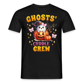 Costume d’Halloween Enfants GHOST’S CUDDLE CREW - T-shirt homme - noir - Devant - AI Model Male 178 light (178cm)