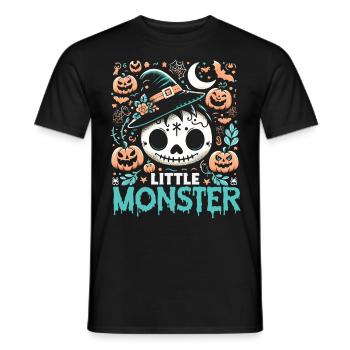 Petit Monstre Enfants Halloween - T-shirt homme - noir - Devant - AI Model Male 178 light (178cm)