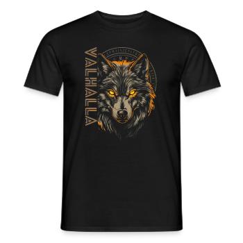 Runes de loup Vegvisir Boussole nordique Viking - T-shirt homme - noir - Devant - AI Model Male 178 light (178cm)