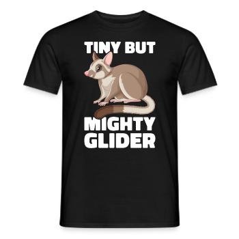 Flying Squirrel Suger Glider Short-headed Glider - Men's T-Shirt - black - Front - AI Model Male 178 light (178cm)
