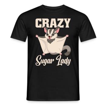 Flying Squirrel Suger Glider Short-headed Glider - Men's T-Shirt - black - Front - AI Model Male 178 light (178cm)