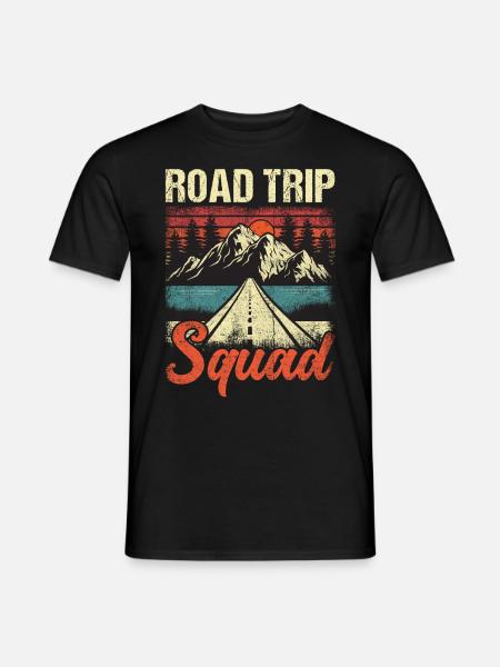 Road Trip Squad - Men's T-Shirt - black