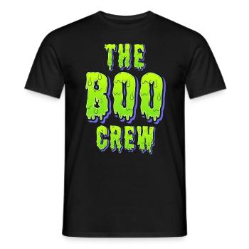 Halloween Costume Kids THE BOO CREW Fun - Men's T-Shirt - black - Front - AI Model Male 178 light (178cm)