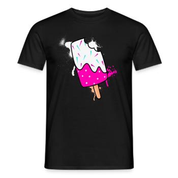 cream - Men's T-Shirt - black - Front - AI Model Male 178 light (178cm)
