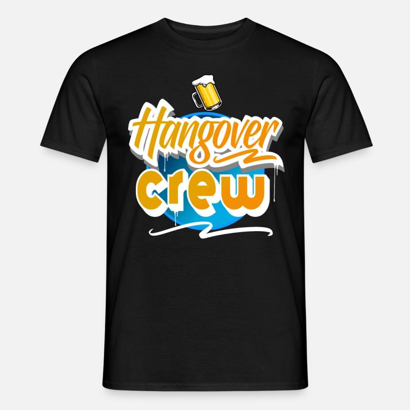 Hangover Crew - Männer T-Shirt - Schwarz