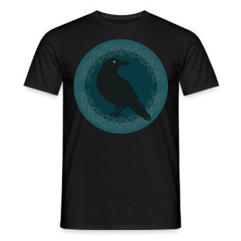 Rabe Keltisch - Männer T-Shirt - Schwarz - Vorne - AI Model Male 178 light (178cm)