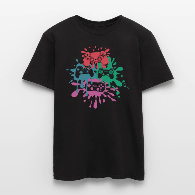 Pixel Controller – Conception de jeu rétro T-shirt homme