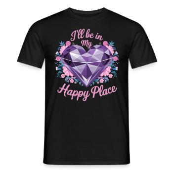 Painting Diamonds Diamond Painting Art - Men's T-Shirt - black - Front - AI Model Male 178 light (178cm)