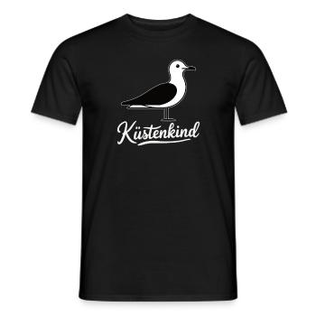 Coastal Child 2 - Men's T-Shirt - black - Front - AI Model Male 178 light (178cm)