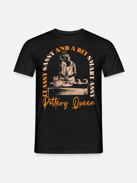 Pottery Ceramics Artist Classy - Men's T-Shirt - black
