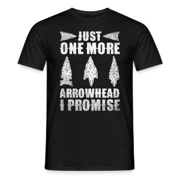 Arrowheads Collectible Arrowheads Collection - Men's T-Shirt - black - Front - AI Model Male 178 light (178cm)