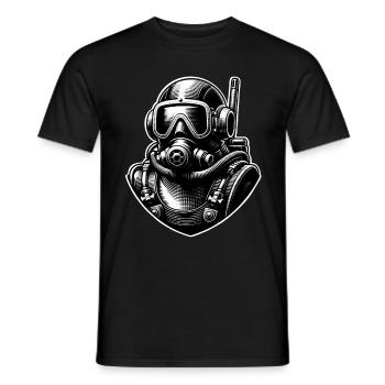 Diving Divers - Men's T-Shirt - black - Front - AI Model Male 178 light (178cm)