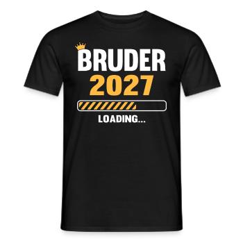 Bruder 2027 Loading - Männer T-Shirt - Schwarz - Vorne - AI Model Male 178 light (178cm)