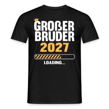 Großer Bruder 2027 Loading - Männer T-Shirt - Schwarz - Vorne - AI Model Male 178 light (178cm)