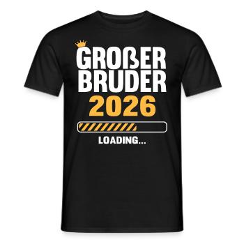 Großer Bruder 2026 Loading - Männer T-Shirt - Schwarz - Vorne - AI Model Male 178 light (178cm)