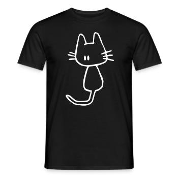 Mental Health Depression Semicolon - Men's T-Shirt - black - Front - AI Model Male 178 light (178cm)