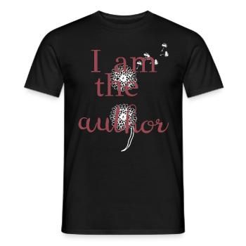 Mental Health Depression Semicolon - Men's T-Shirt - black - Front - AI Model Male 178 light (178cm)