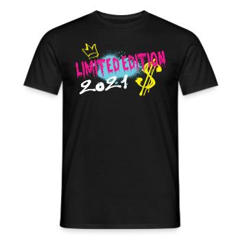 Limited Edition 2021 Geburtstag 2021 Geboren - Männer T-Shirt - Schwarz - Vorne - AI Model Male 178 light (178cm)