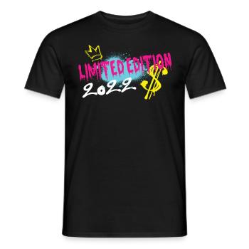 Limited Edition 2022 Geburtstag 2022 Geboren - Männer T-Shirt - Schwarz - Vorne - AI Model Male 178 light (178cm)