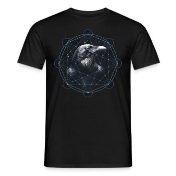 Mythologie du corbeau - T-shirt homme - noir - Devant - AI Model Male 178 light (178cm)