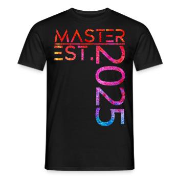 Master est. 2025 - Männer T-Shirt - Schwarz - Vorne - AI Model Male 178 light (178cm)