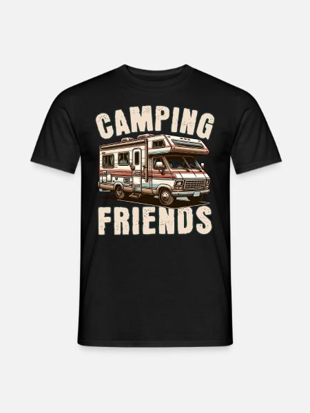 Camping - Men's T-Shirt - black