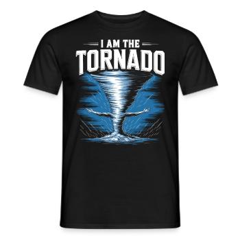 Storm Chaser Costume Storm Chaser - Men's T-Shirt - black - Front - AI Model Male 178 light (178cm)