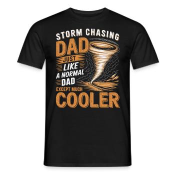 Storm Chaser Costume Storm Chaser - Men's T-Shirt - black - Front - AI Model Male 178 light (178cm)