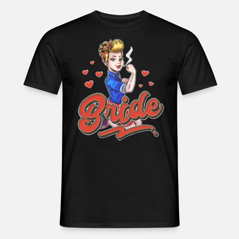 Bride - Männer T-Shirt - Schwarz