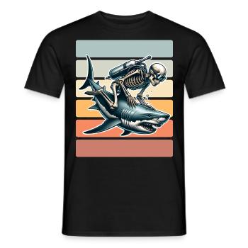 Diving Divers - Men's T-Shirt - black - Front - AI Model Male 178 light (178cm)