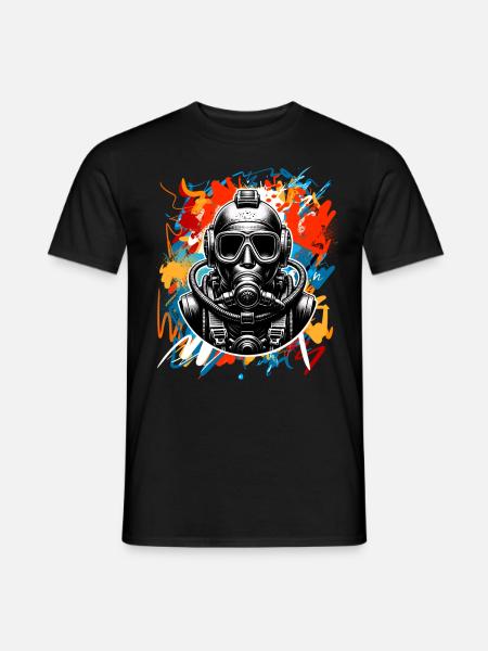 Diving Divers - Men's T-Shirt - black