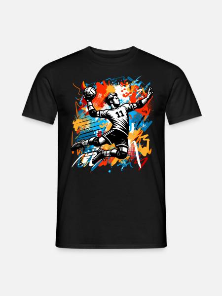 Handball Joueurs de handball - T-shirt homme - noir