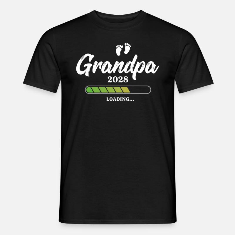 Grandpa Loading 2028 - Männer T-Shirt - Schwarz