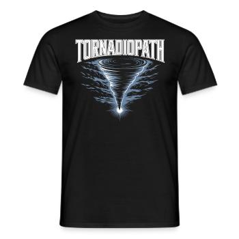 Storm Chaser Costume Storm Chaser - Men's T-Shirt - black - Front - AI Model Male 178 light (178cm)