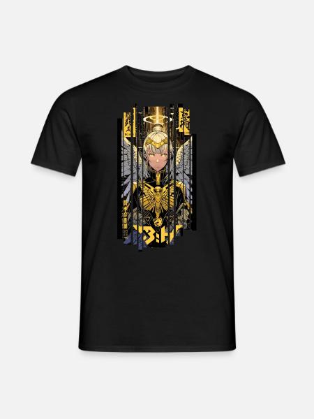 Ver.1 - Cyborg Angel or Kanji - Men's T-Shirt - black